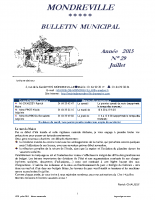 Bulletin N°29